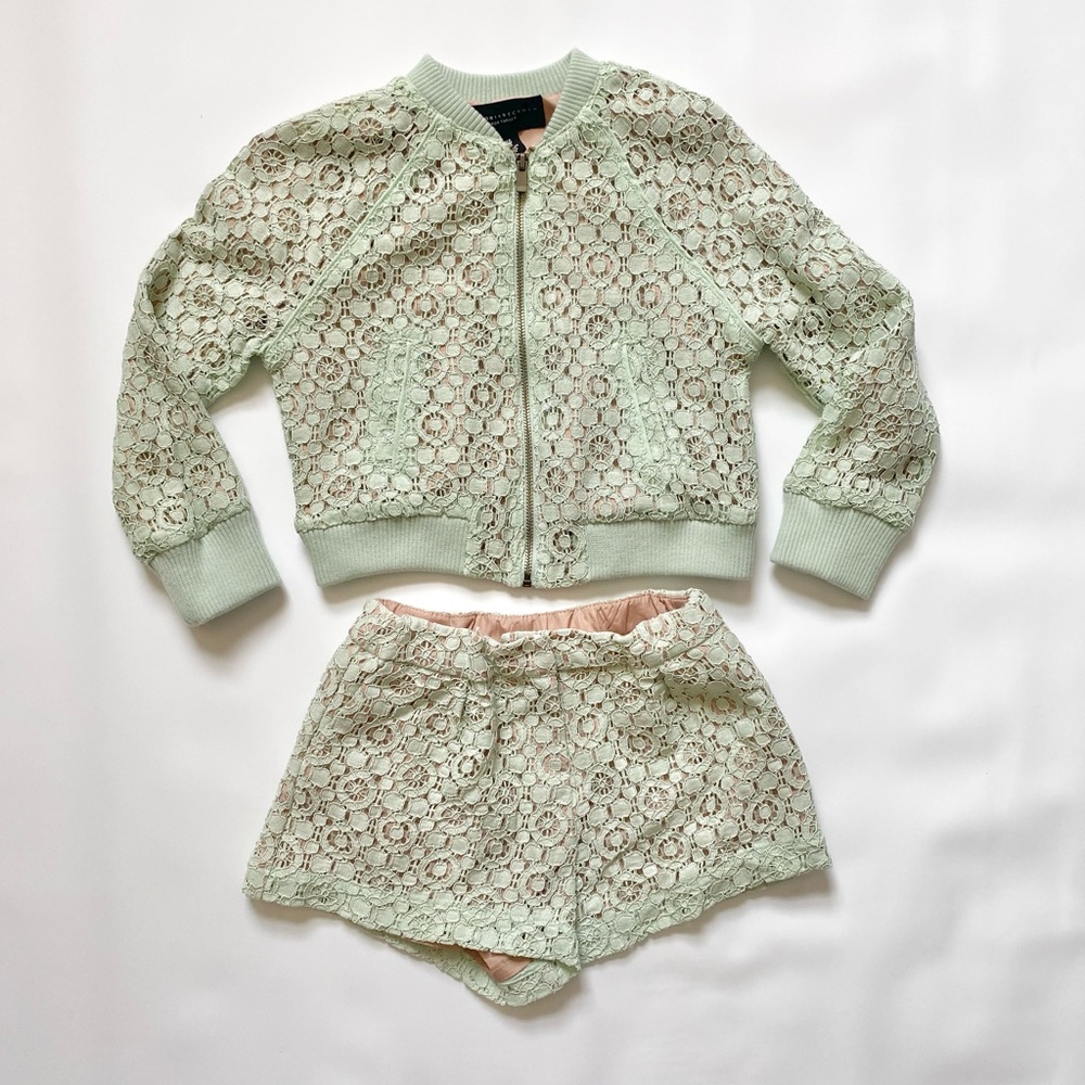 Victoria Beckham for Target bomber jacket and shorts set